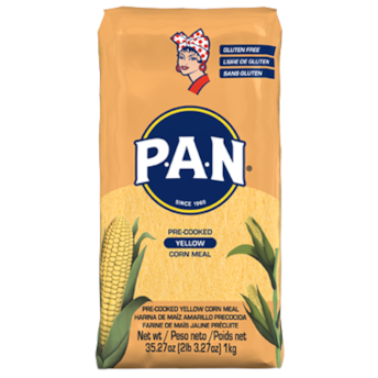 Farinha de Milho Amarela Pré-Cozida PAN 1kg - Vencimento 14/09/2026