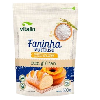 Farinha Multiuso Vitalin 500g Farinha Multiuso Vitalin 500g
