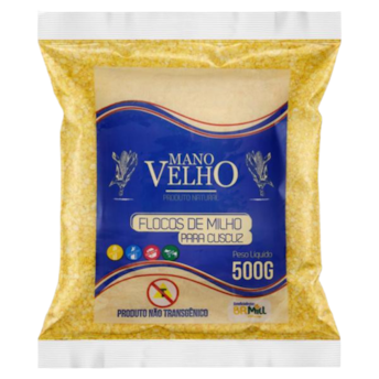 Flocão de Milho Não Transgênico Mano Velho 500g