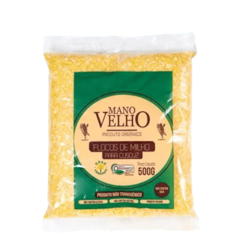 Flocos De Milho Não Trangênico Orgânico Mano Velho 500g