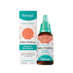 Floral De Bach Sete Chakras Equilibrio dos Chakras Thérapi 30ml