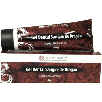Gel Dental Sangue De Dragão C/ Carvão Ativado 90g Gel Dental Sangue De Dragão C/ Carvão Ativado 90g