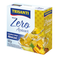 Gelatina Zero Açúcar Abacaxi Trisanti 12g