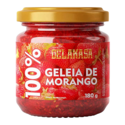 Geleia 100% Morango 180g Delakasa Geleia 100% Morango 180g Delakasa