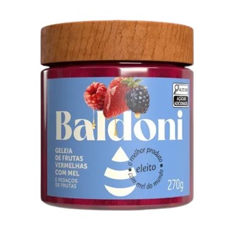 Geleia de Frutas Vermelhas  Com Mel Baldoni 270g