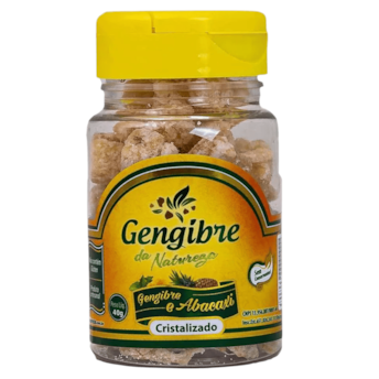 Gengibre Cristalizado Abacaxi Da Naturezai 40g Gengibre Cristalizado Abacaxi Da Naturezai 40g