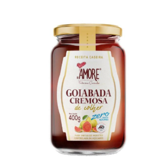 Goiabada Cremosa de Colher Zero Açúcar 400g - RB Amore Goiabada Cremosa de Colher Zero Açúcar 400g - RB Amore