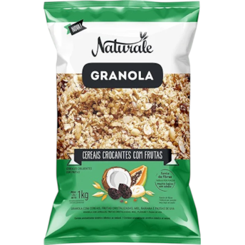 Granola Cereais e Frutas Naturale 1kg Granola Cereais e Frutas Naturale 1kg