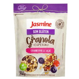 Granola Sem Glúten Cranberries e Açai 250g - Jasmine