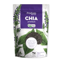 Grãos de Chia Preta Orgânica Produza Foods 150g