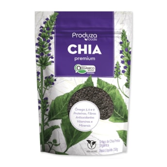 Grãos de Chia Preta Orgânica Produza Foods 150g Grãos de Chia Preta Orgânica Produza Foods 150g