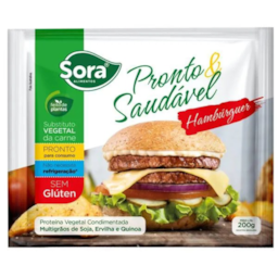 Hambúrguer Pronto e Saudável Sora 200g Hambúrguer Pronto e Saudável Sora 200g
