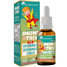 Imunitrix Kids Vitamina C, D e Zinco Flora Nativa 30ml