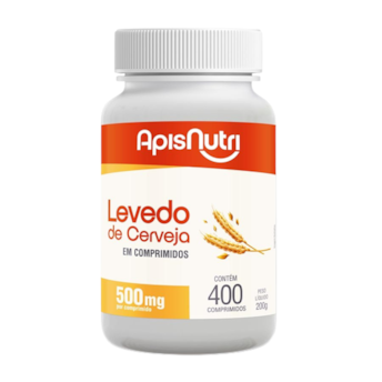 Levedo De Cerveja 400 Comprimidos Apisnutri Levedo De Cerveja 400 Comprimidos Apisnutri