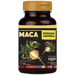Maca Peruana Amarela Color Andina Foods 30g com 60 Cápsulas