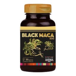 Maca Peruana Black Color Andina Foods 30g com 60 Cápsulas
