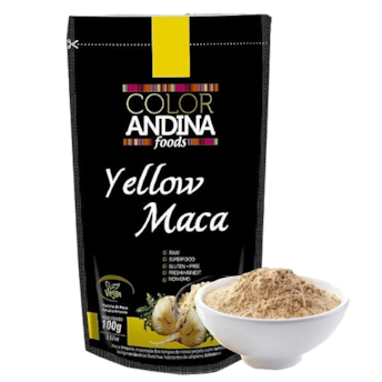 Maca Peruana em Pó Amarela 100g Color Andina