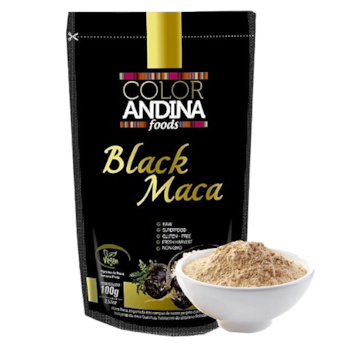 Maca Peruana em Pó Preta 100g Color Andina Foods