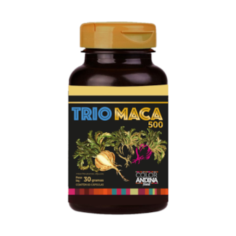 Maca Peruana Trio 60 Caps Color Andina Foods 30g Maca Peruana Trio 60 Caps Color Andina Foods 30g