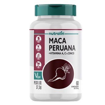 Maca Peruana + Vitaminas 60 Comprimidos - Nutralin