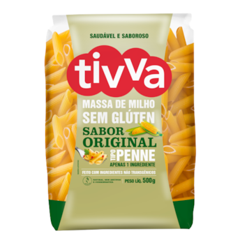 Macarrão de Milho Penne Sem Glúten 500g - Tivva Macarrão de Milho Penne Sem Glúten 500g - Tivva