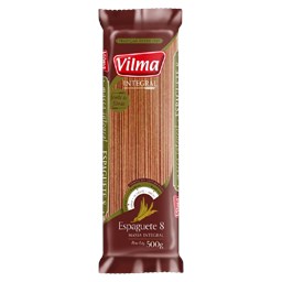 Macarrão Integral Espaguete 8 Vilma 500g