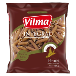 Macarrão Integral Penne Vilma 500gr
