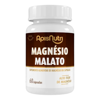 Magnésio Malato Apisnutri 60 Cápsulas