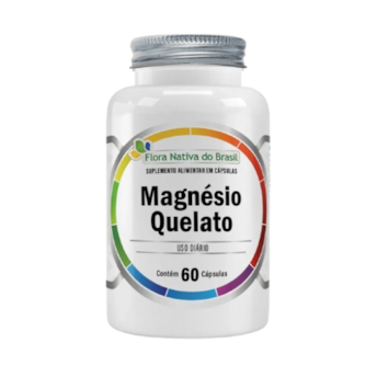 Magnésio Quelato Flora Nativa 60 Cápsulas