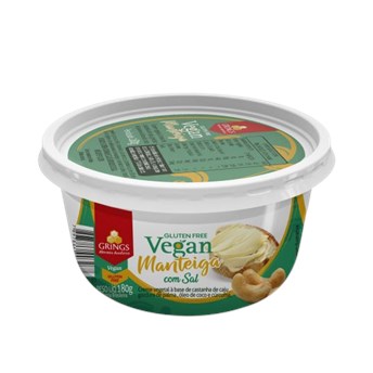 Manteiga Vegana com Sal 180g - Grings