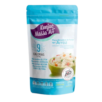 Massa Alimentícia Konjac Tipo Arroz Konjac Massa MF 270g Massa Alimentícia Konjac Tipo Arroz Konjac Massa MF 270g