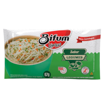 Massa Instantânea Sabor Legumes  67g Bifum