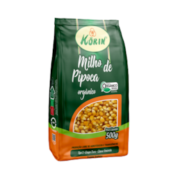 Milho de Pipoca Orgânico Korin 500g Milho de Pipoca Orgânico Korin 500g