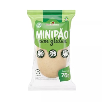 Minipão Vegano Graniamici 70g Val 18/07/2025