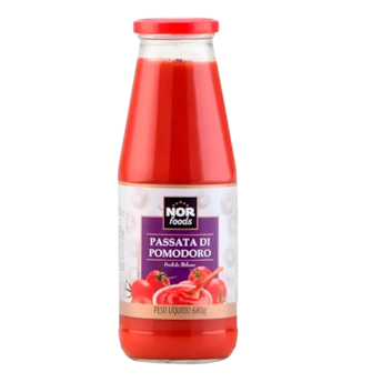 Molho De Tomate Italiano Passata Di Pomodoro Norfoods 680g
