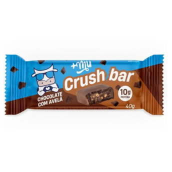+ Mu Crush Bar Sabor Chocolate Com Avelã 40g + Mu Crush Bar Sabor Chocolate Com Avelã 40g