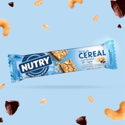 Nutry Barra Cereal Caju Choc 22g Dp C/ 24 Und