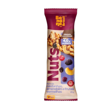 Nuts Castanhas Amendoim E Frutas Vermelhas Banana Brasil 25g