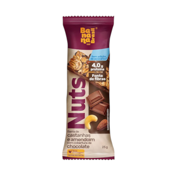 Nuts Castanhas e Chocolate Banana Brasil 25g