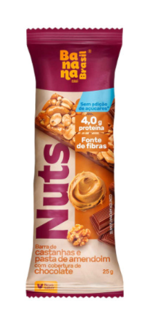 Nuts Castanhas E Coco Com Chocolate 25g | São Vito