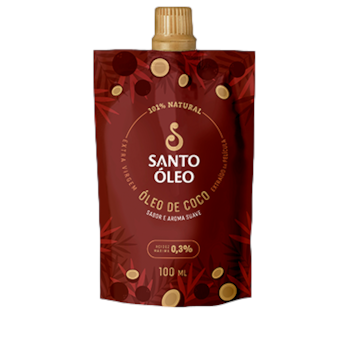 Óleo de Coco Extra Virgem Extraído da Película 100ml - Santo Óleo