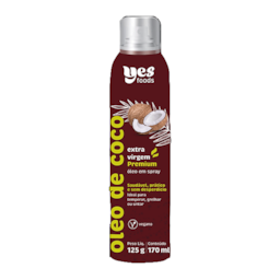Óleo De Coco Extra Virgem Premium Spray Yes Foods 170ml Óleo De Coco Extra Virgem Premium Spray Yes Foods 170ml