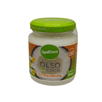 Óleo De Coco Extra Virgem Qualicoco 200ml Óleo De Coco Extra Virgem Qualicoco 200ml
