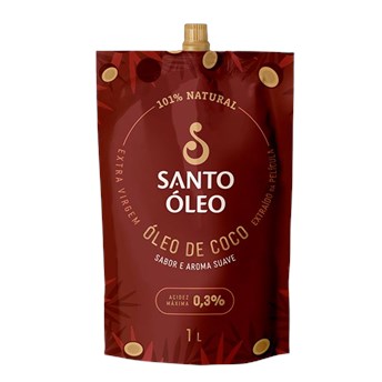 Oleo De Coco Extravirgem De Pelicula 1L - Santo Oleo
