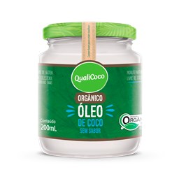 Óleo De Coco Orgânico Sem Sabor Qualicoco 200ml