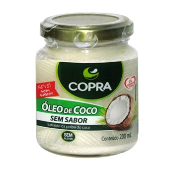 Óleo De Coco Sem Sabor Copra 200ml