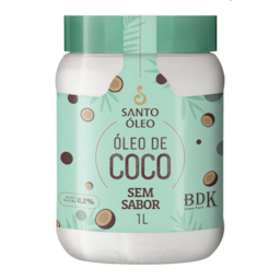 Óleo De Coco Sem Sabor Santo Óleo 1L