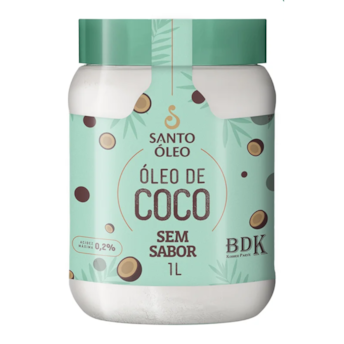 Óleo De Coco Sem Sabor Santo Óleo 1L