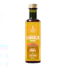 Óleo De Linhaça Dourada Santo Óleo 200ml