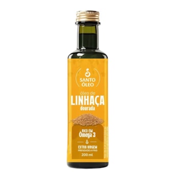Óleo De Linhaça Dourada Santo Óleo 200ml